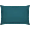Taie d'oreiller en coton - bleu canard 50x70 cm - Atmosphera>Atmosphera Créateur D'Intérieur Best