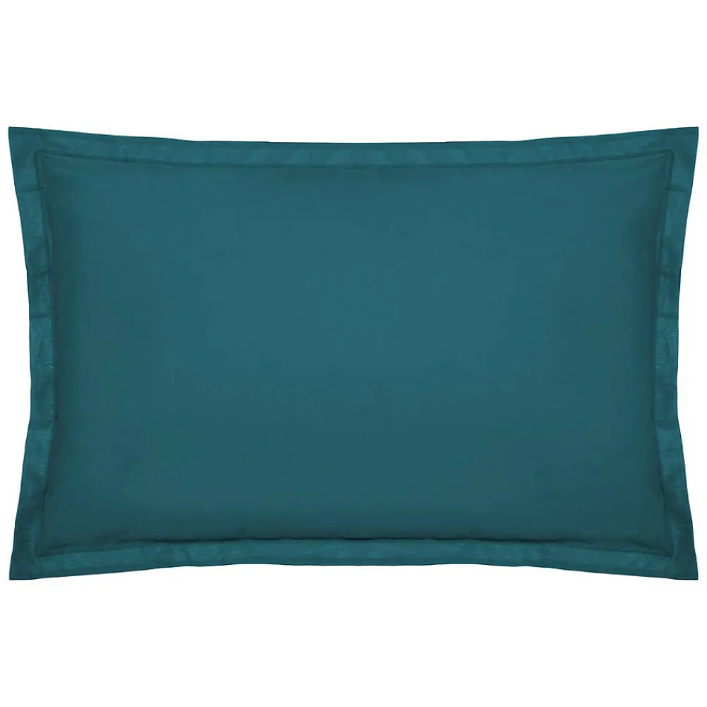 Taie d'oreiller en coton - bleu canard 50x70 cm - Atmosphera>Atmosphera Créateur D'Intérieur Best