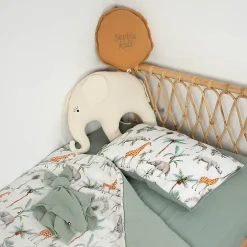 Taie d'oreiller en coton réversible Safari>Sevira Kids New