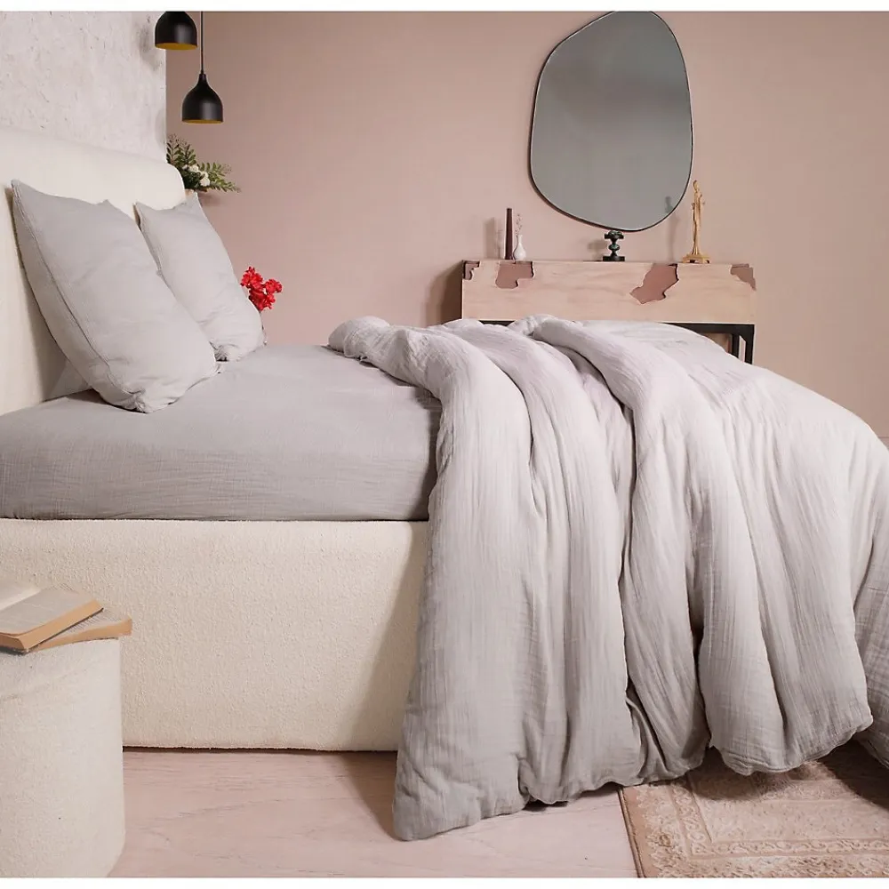 Taie d'39oreiller en gaze de coton lave Douce>Eden Outlet