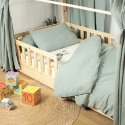 Sevira Kids Taie d'oreiller en gaze de coton Jeanne* Taie D'Oreiller