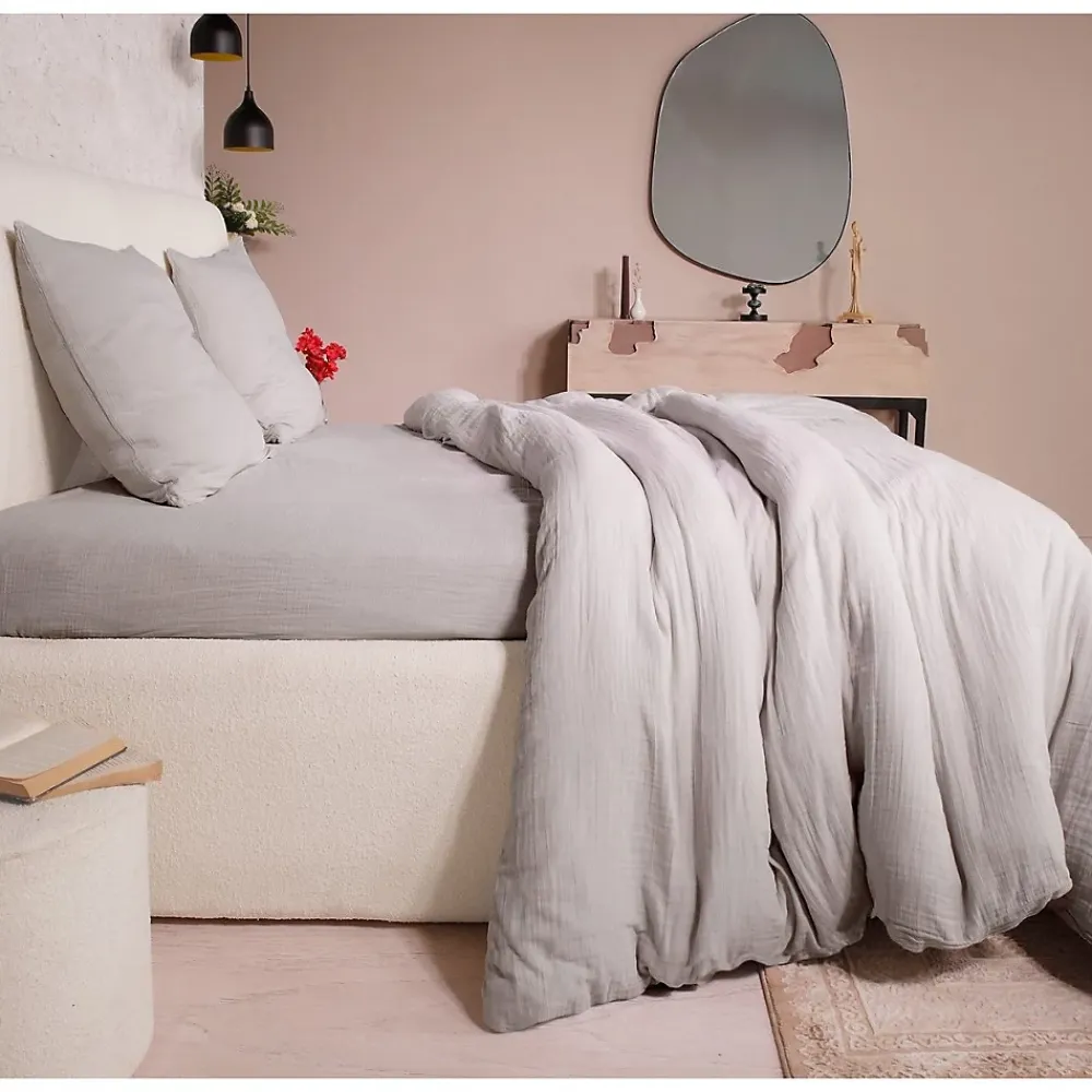 Eden Taie d'39oreiller en gaze de coton lave Douce* Taie D'Oreiller