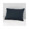 Taie d'oreiller "Gaïa" 60 x 60 cm & 50 x 70 cm "Gaze de Coton" - Gaïa Minuit - 50 x 70 cm>L'Effet Papillon Best