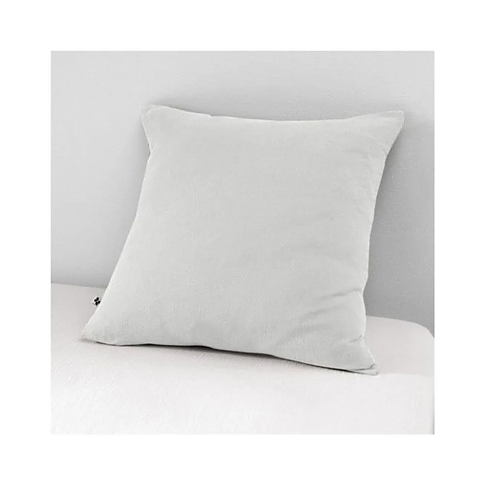 Taie d'oreiller "Gaïa" 60 x 60 cm & 50 x 70 cm "Gaze de Coton" - Gaïa Nuage - 60 x 60 cm>L'Effet Papillon Online