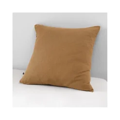 Taie d'oreiller "Gaïa" 60 x 60 cm & 50 x 70 cm "Gaze de Coton" - Gaïa Camel - 60 x 60 cm>L'Effet Papillon Best