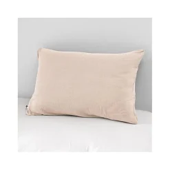 Taie d'oreiller "Gaïa" 60 x 60 cm & 50 x 70 cm "Gaze de Coton" - Gaïa Guimauve - 50 x 70 cm>L'Effet Papillon Clearance