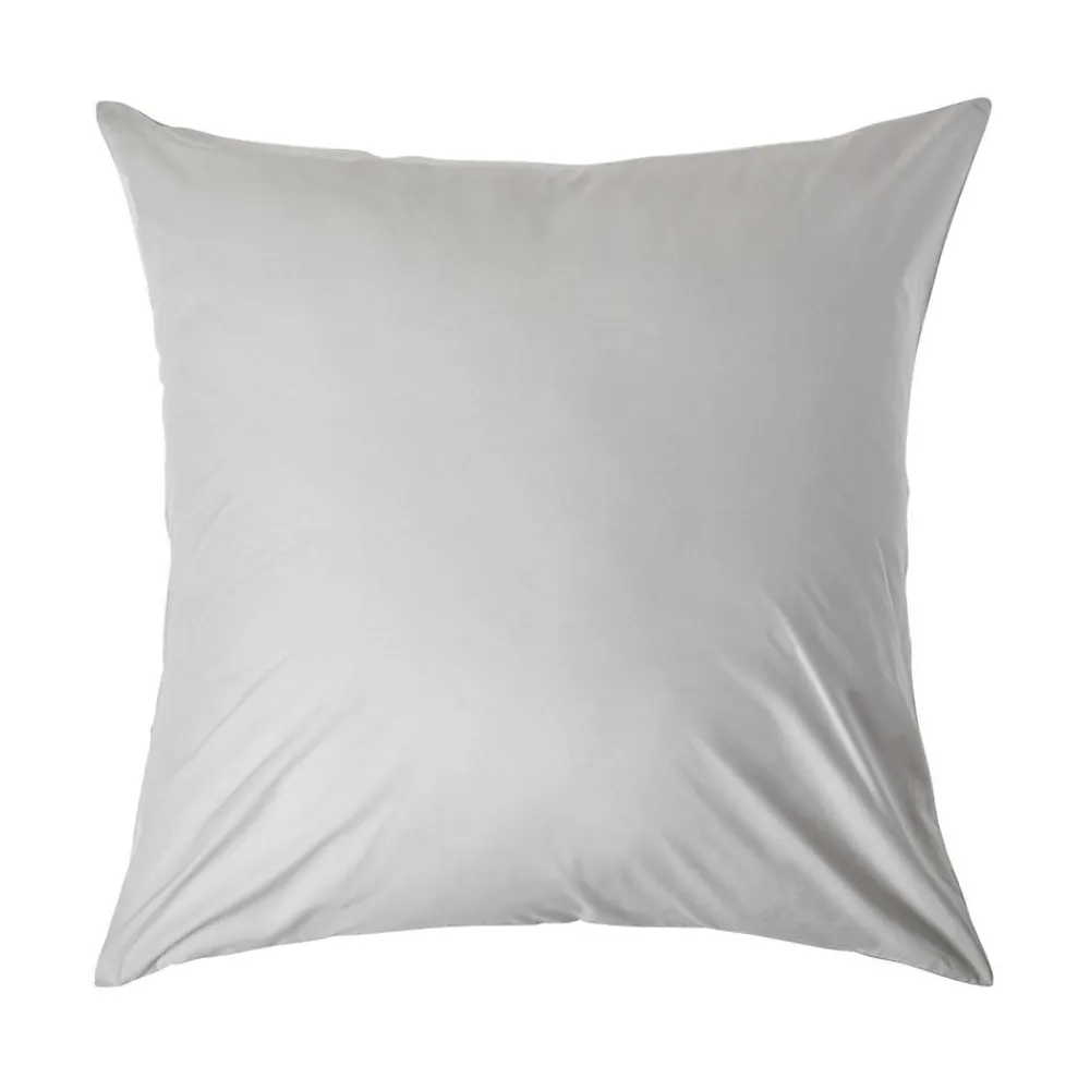Taie d'oreiller gris acier 100% coton égyptien 200 fils, 60x60 cm ->Homescapes Hot