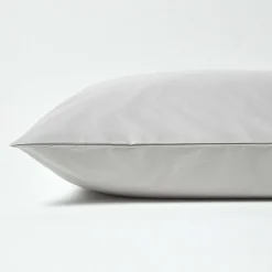 Taie d'oreiller gris acier 100% coton égyptien 200 fils, 60x60 cm ->Homescapes Hot