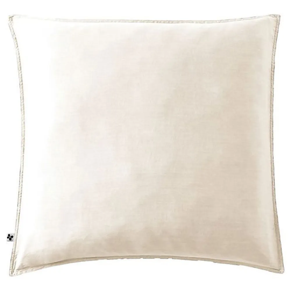Taie d'oreiller "Lysandre" toutes dimensions "Lyocel" - Lysandre Pampa - Taie d'oreiller 63 x 63 cm>L'Effet Papillon Online