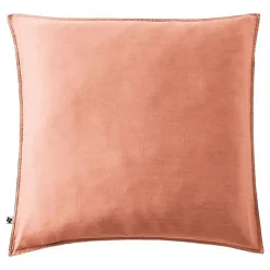 Taie d'oreiller "Lysandre" toutes dimensions "Lyocel" - Lysandre Terracotta - Taie d'oreiller 63 x 63 cm>L'Effet Papillon New