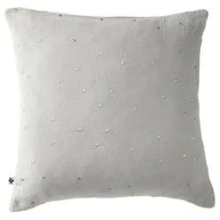 L'Effet Papillon Taie d'oreiller Pois Doré Déco