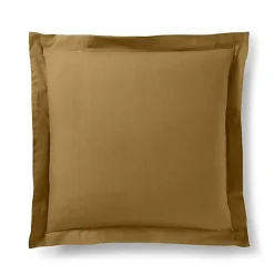 Taie d'oreiller "Prémium" toutes dimensions - Prémium Caramel - 63 x 63 cm volant plat piqué>Coton Pur Clearance
