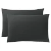 Coton Pur Taie d'oreiller "Prémium" toutes dimensions - Prémium Truffe - 50 x 70 cm* Taie D'Oreiller