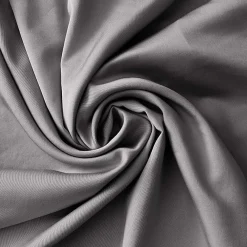 L'Effet Papillon Taie d'oreiller "Salomé" Viscose de bambou 120 fils/cm² - Salomé Granit - 50 x 70 cm volant plat piqué* Taie D'Oreiller