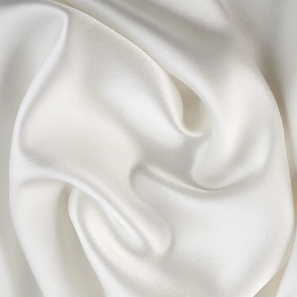 Taie d'oreiller "Silk" Soie de mûrier - Silk Ivoire - 50 x 70 cm>Coton Pur Best