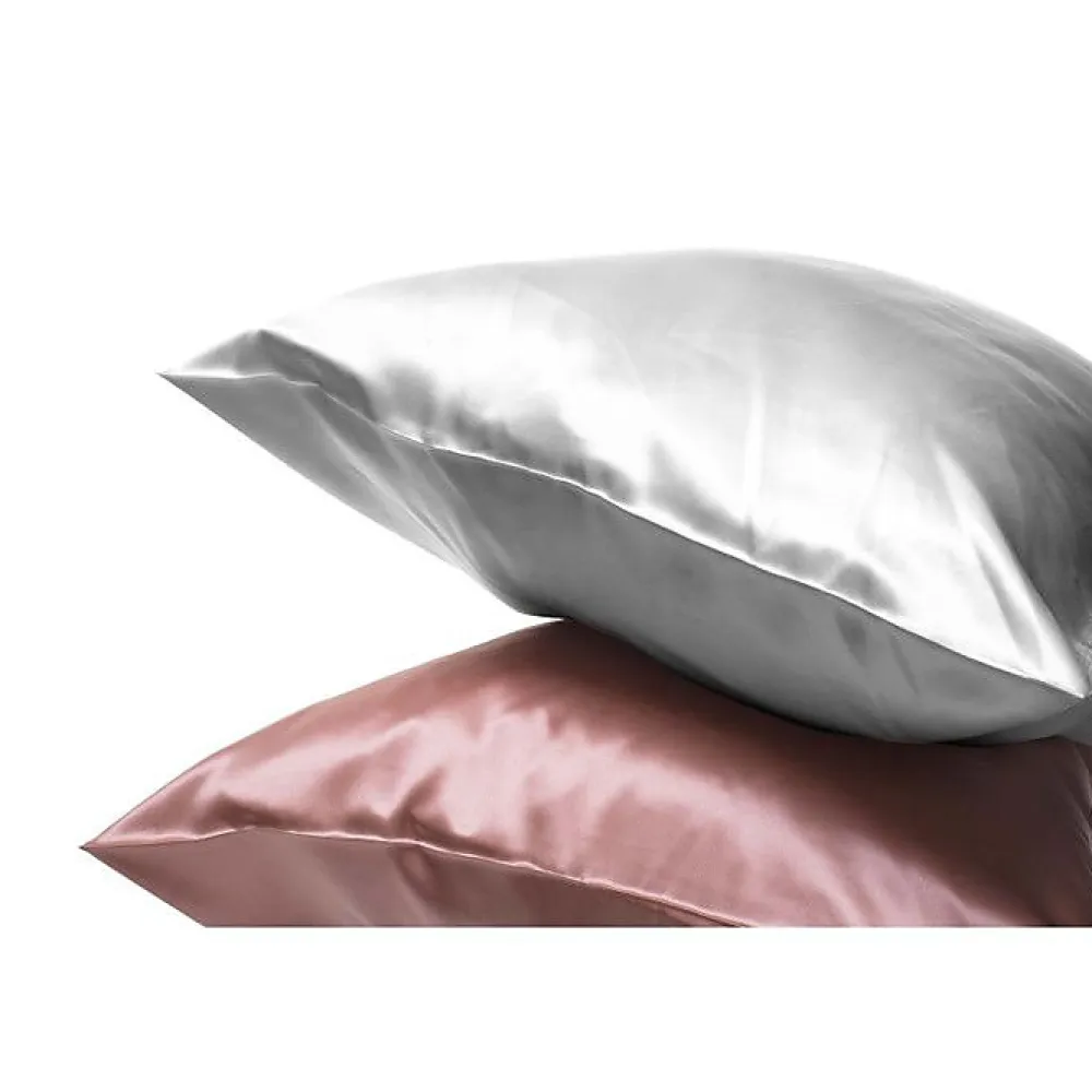 Taie d'oreiller "Silk" Soie de mûrier - Silk Ivoire - 50 x 70 cm>Coton Pur Best