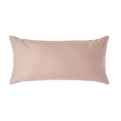 Homescapes Taie d'oreiller taupe en satin de coton égyptien 1000 fils, 40x80 cm -* Taie D'Oreiller