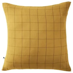 L'Effet Papillon Taie d'oreiller Tissé-teint grands carreaux Déco