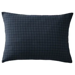 L'Effet Papillon Taie d'oreiller Tissé-teint petits carreaux Déco