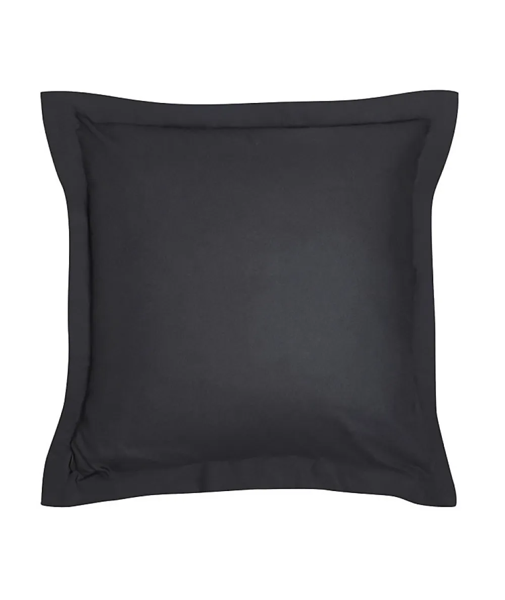 Taie d'oreiller TODAY Essential - 63 x 63+5 cm - 100% Coton uni - Fusain>Todays Tools Online