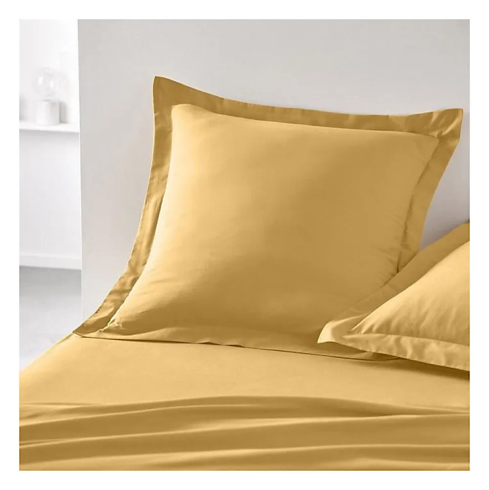Taie d'oreiller TODAY Essential - 63 x 63+5 cm - 100% Coton uni - Ocre>Todays Tools Sale