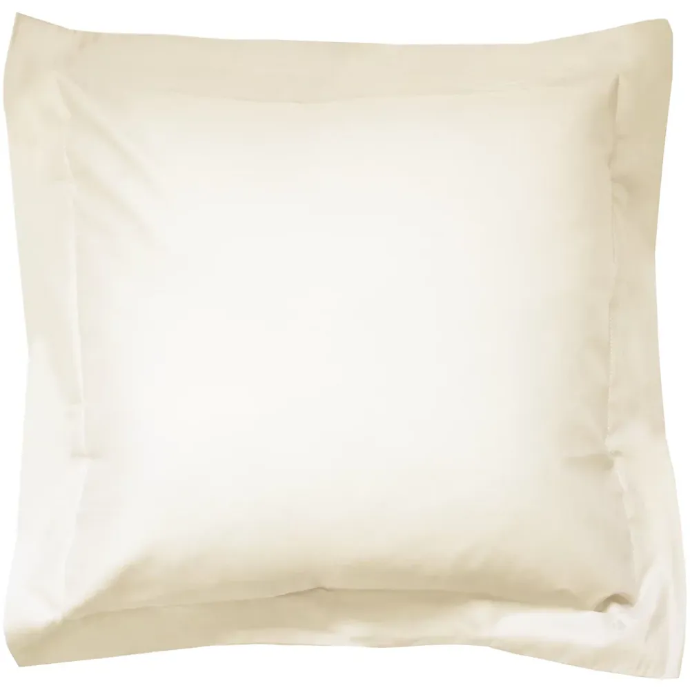 Linnea Taie d'oreiller uni 65x65 cm coton ALTO Crème* Taie D'Oreiller