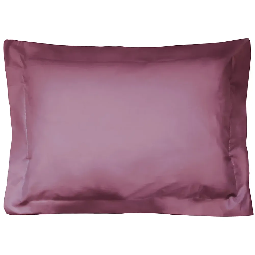 Linnea Taie d'oreiller uni 60x40 cm coton ALTO Raisin* Taie D'Oreiller