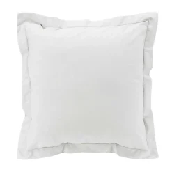 Douceur D'Intérieur Taie d'oreiller unie 100% Percale de Coton ORIGINE (63x63 cm - Blanc)* Taie D'Oreiller