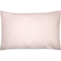 Sevira Kids Taie d'oreiller unie en coton nid d'abeille* Taie D'Oreiller