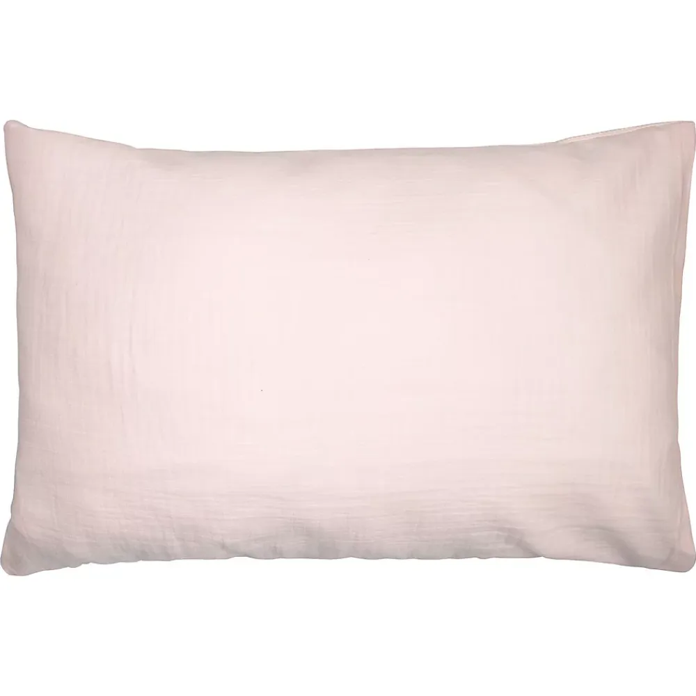 Sevira Kids Taie d'oreiller unie en coton nid d'abeille* Taie D'Oreiller