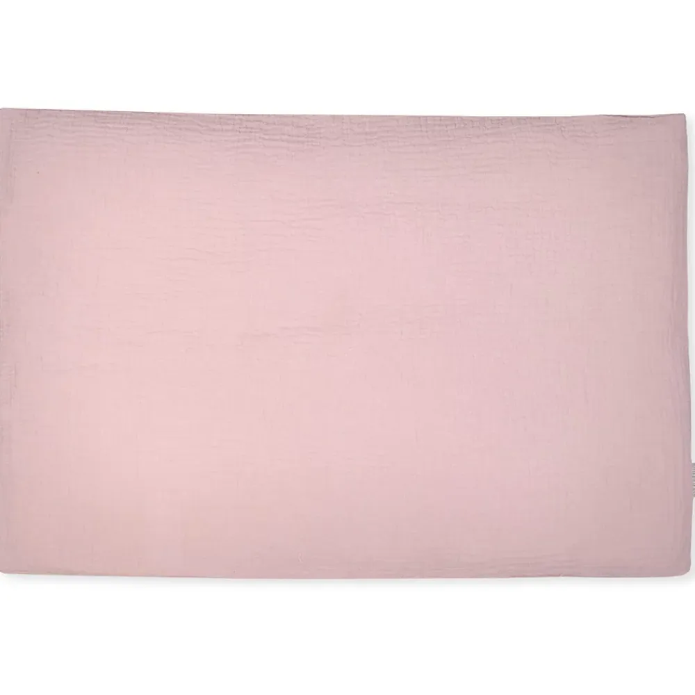 Sevira Kids Taie d'oreiller unie en double gaze de coton* Taie D'Oreiller