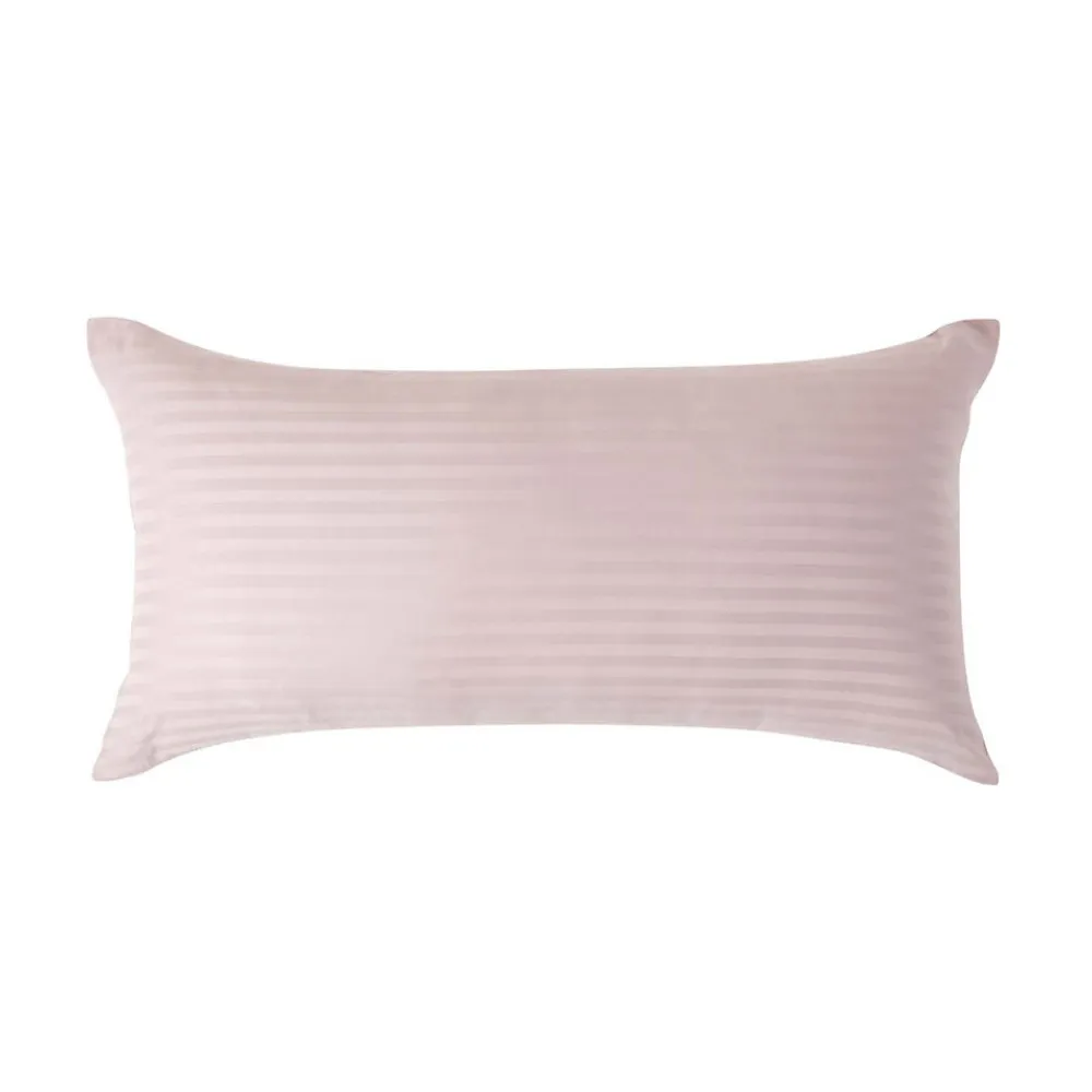 Taie d'oreiller violet satin rayé en coton égyptien 330 fils, 40x80 cm ->Homescapes Hot