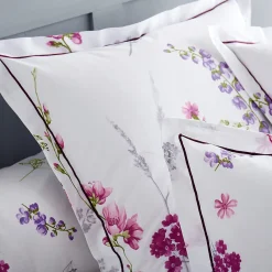 Taie d'oreiller 65x65 cm coton PRETTY blanc><noscript><img width=