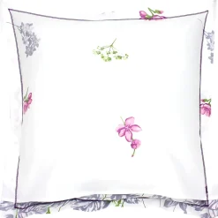 Taie d'oreiller 65x65 cm coton PRETTY blanc><noscript><img width=