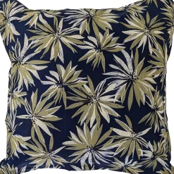 Taie d'oreiller 65x65 cm en 100% percale de coton EVERLY bleu encre>Linnea Clearance