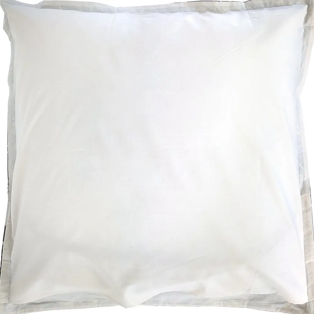 Taie d'oreiller 65x65 cm en 100% percale de coton EVERLY bleu encre>Linnea Clearance