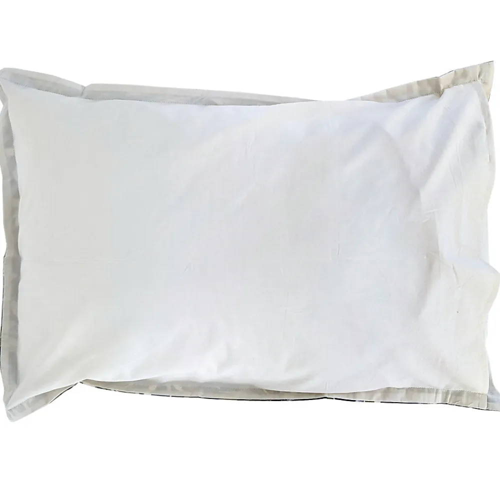 Taie d'oreiller 50x70 cm en 100% percale de coton EVERLY bleu encre>Linnea Clearance