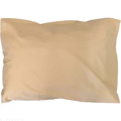 Linnea Taie d'oreiller 70x50 cm percale coton ALEX marron Moka* Taie D'Oreiller