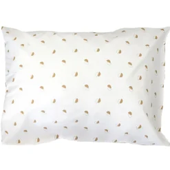 Linnea Taie d'oreiller 70x50 cm percale coton ALEX marron Moka* Taie D'Oreiller