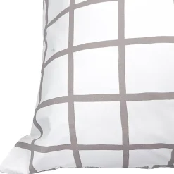 Linnea Taie d'oreiller 65x65 cm percale coton DDM MAX Gris* Taie D'Oreiller