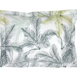 Taie d'oreiller 50x70 cm percale coton TRINIDAD mousson>Linnea Outlet