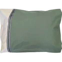 Taie d'oreiller 50x70 cm percale coton NOA vert Kaki>Linnea Best