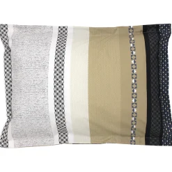 Linnea Taie d'oreiller 70x50 cm percale coton MARLOW acier* Taie D'Oreiller