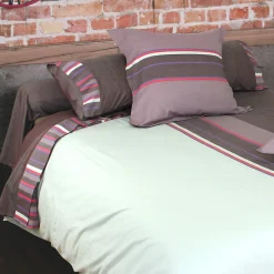 Taie d'oreiller 65x65 cm Percale de coton MADELEINE>Linnea Online