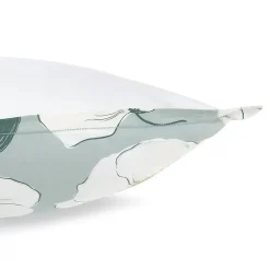 Taie d'oreiller 65x65 cm percale de coton ADÈLE vert céladon><noscript><img width=