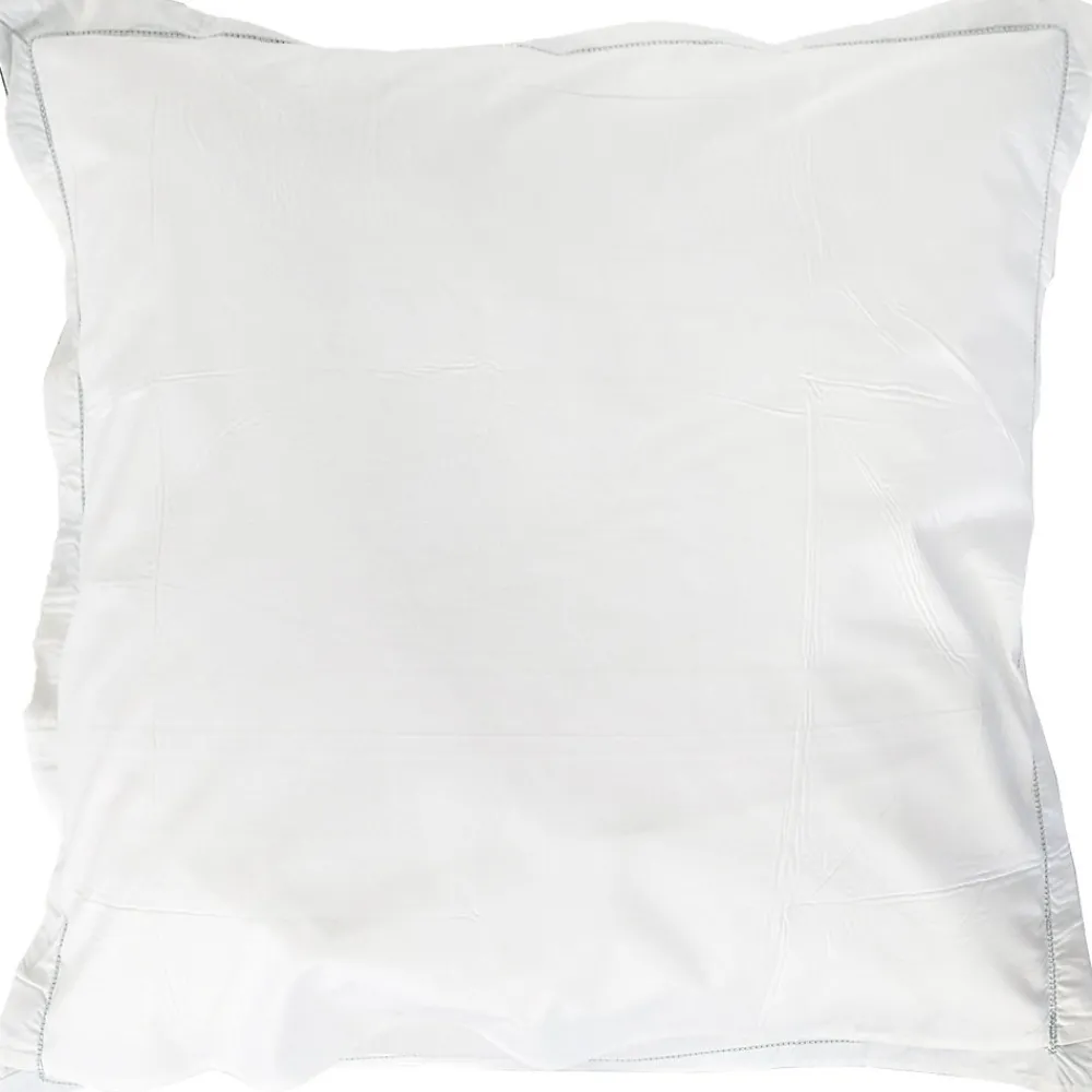 Taie d'oreiller 65x65 cm percale de coton ADÈLE vert céladon>Linnea