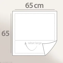 Linnea Taie d'oreiller 65x65 cm percale coton MARLOW Miel* Taie D'Oreiller