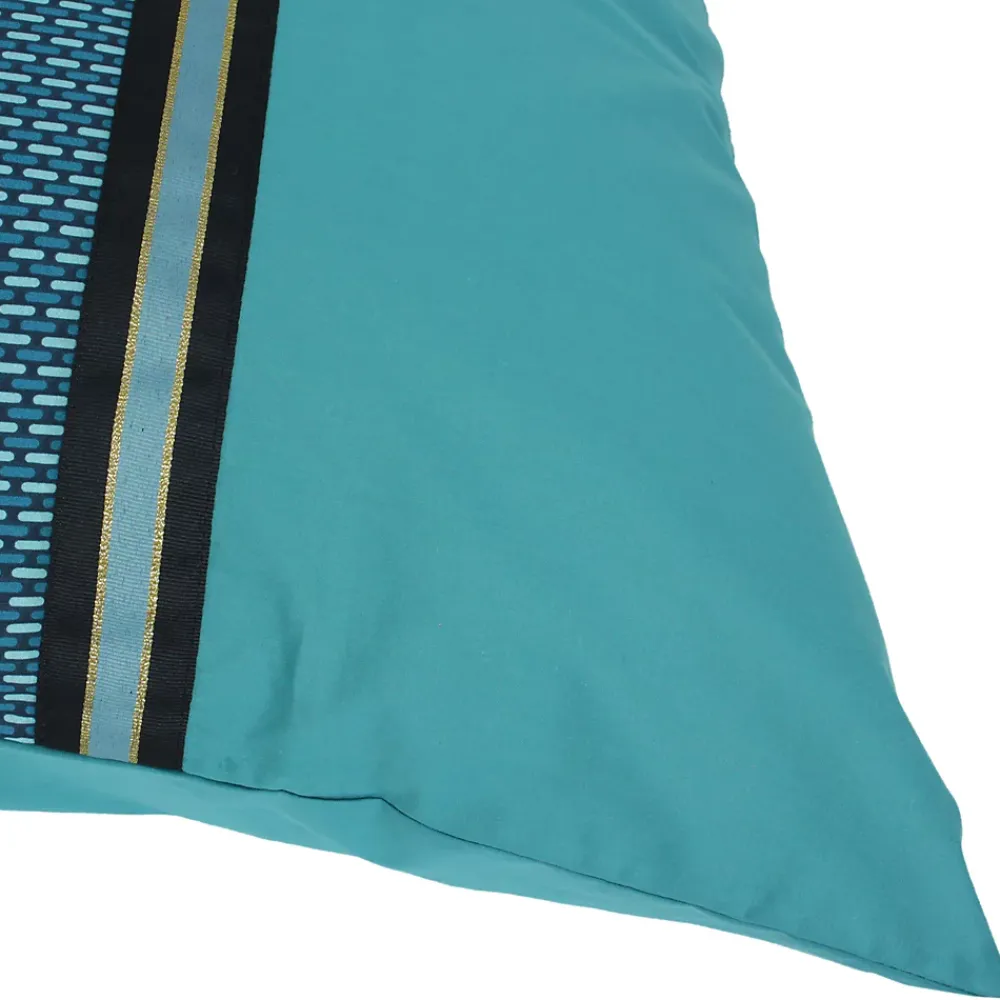 Linnea Taie d'oreiller 65x65 cm percale de coton GUSTAV vert Emeraude* Taie D'Oreiller