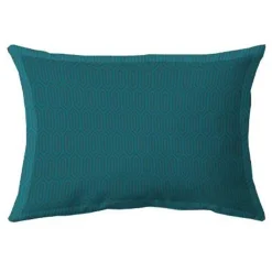 Linnea Taie d'oreiller 50x70 cm percale de coton PAST Bleu Canard* Taie D'Oreiller
