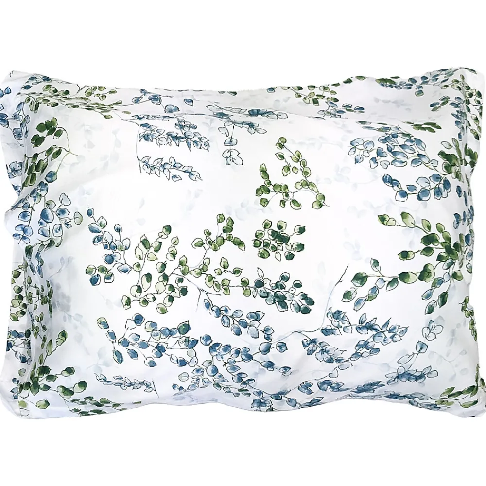 Linnea Taie d'oreiller 50x70 cm satin de coton ANGÈLE vert tilleul* Taie D'Oreiller